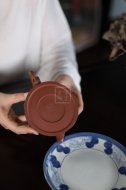 《裙舞》宜興紫砂壺工藝美術師純手工創新壺泡茶壺底槽青茶具