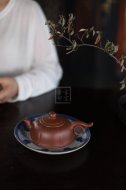 《裙舞》宜興紫砂壺工藝美術師純手工創新壺泡茶壺底槽青茶具