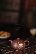 《半月》宜興紫砂壺工藝美術師手工半月底槽青