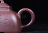《觚棱》宜興純高級(jí)工藝美術(shù)師全手工紫泥紫砂壺茶具