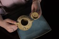 《心舟石瓢》宜興紫砂壺工藝美術師全手工本山段心舟石瓢泡茶壺茶具