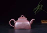 《觚棱》宜興純高級(jí)工藝美術(shù)師全手工紫泥紫砂壺茶具