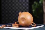 《銀杏壺》宜興紫砂茶壺高級工藝美術(shù)師段泥（配紅泥）創(chuàng)新壺