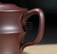 《竹段》宜興紫砂壺工藝美術師手工竹段紫茄泥