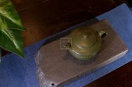 《魚樂》宜興工藝美術師手工紫砂壺茶壺具民國綠