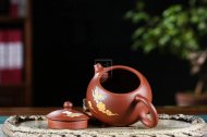 《西施》宜興西施紫砂壺工藝美術師手工茶壺底槽青紫砂壺