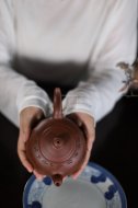 《裙舞》宜興紫砂壺工藝美術師純手工創新壺泡茶壺底槽青茶具