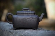 《上善若水》宜興紫砂壺全手工工藝美術(shù)師茶具純泡茶壺稀有石黃泥