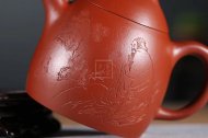 《秦權》宜興紫砂壺工藝美術師純手工大紅袍中壺茶具泡茶壺秦權