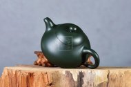 《三足乳丁》民國(guó)綠清全手工老師作品收藏乳鼎